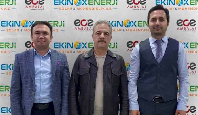 Ece Ambalaj Ltd.Şti Firma Çatısına 311 kWp GES Kurulumu Konusunda Sözleşme İmzaladık