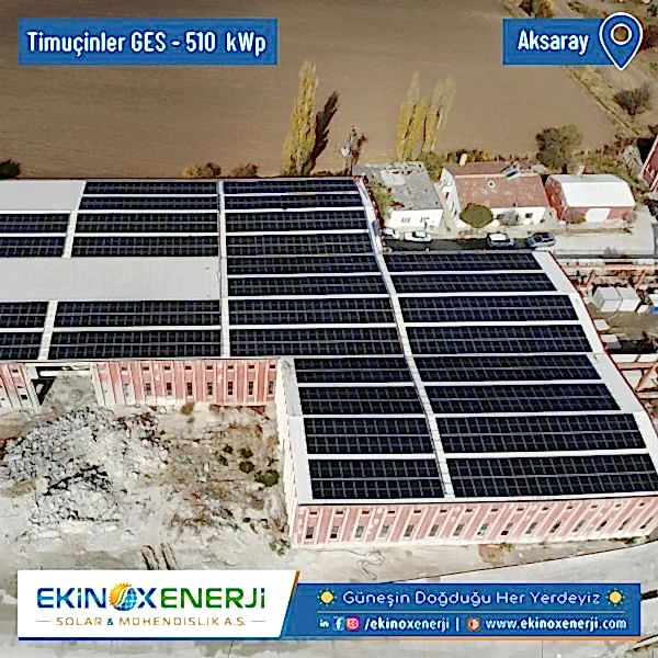 Timuçinler GES / 510 kWp / Aksaray