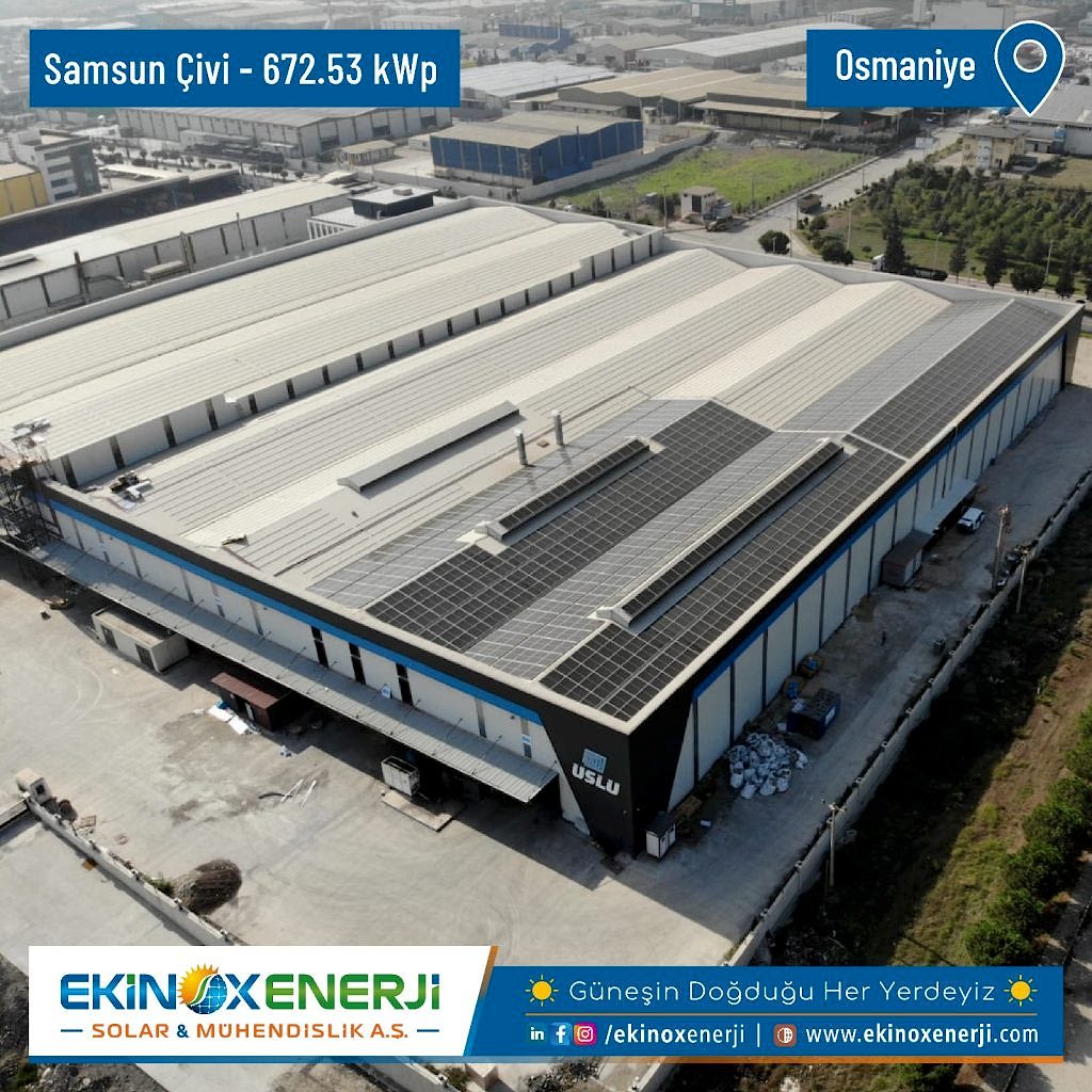 Samsun Çivi GES / 673 kWp / Osmaniye